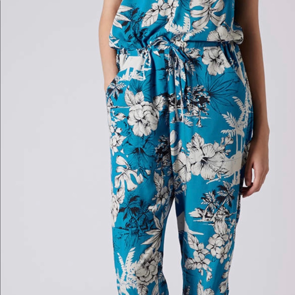 TOPSHOP nautical jumpsuit in blue & white 💙 - Picture 2 of 6